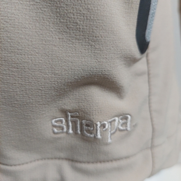Sherpa Adventure Gear Tan Jacket Size Large Full Zip Tactel CoolMax Light - Picture 11 of 14